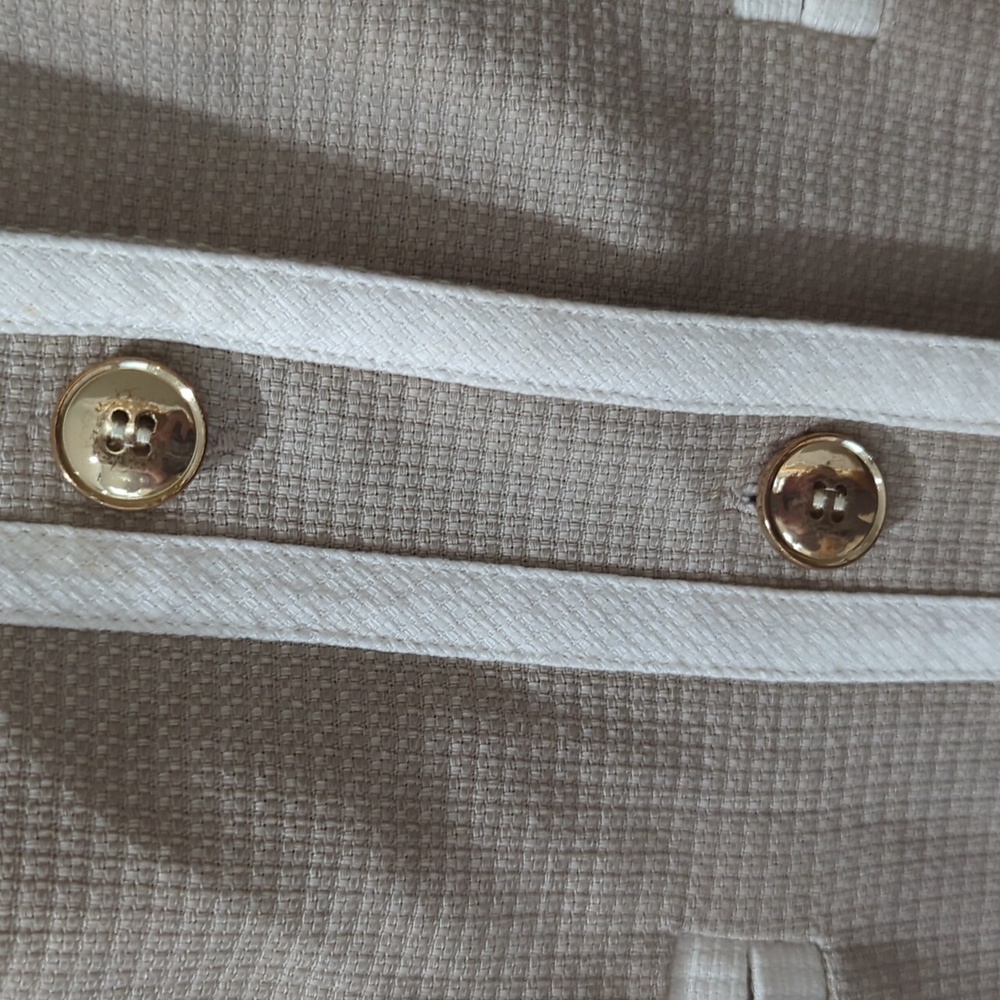 Pendleton Beige White Trim Blazer Jacket - image 3